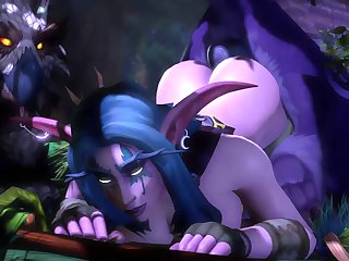 Elyrasia X Owlcat (ambrosine) [world Of Warcraft][monster] (gfycat.com)