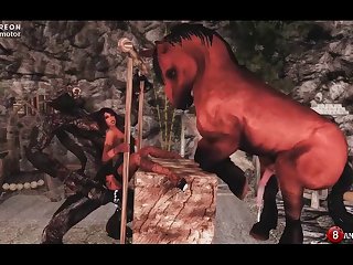 Skyrim Komanim  The Horse & Troll (10 Stages) Naughty Machinima 2