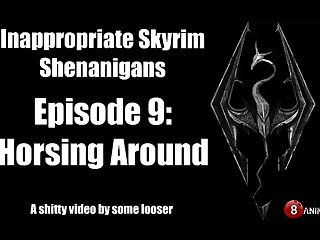 Inappropriate Skyrim Shenanigans 9 Naughty Machinima 1